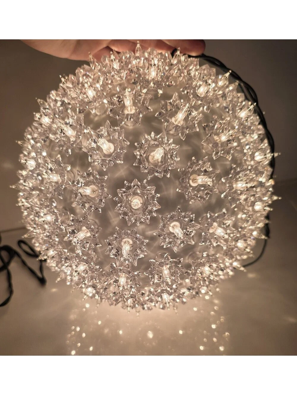 NWOT Pottery Barn Large Lighted Sphere Cluster Starlight Ball Indoor Outdoor Box